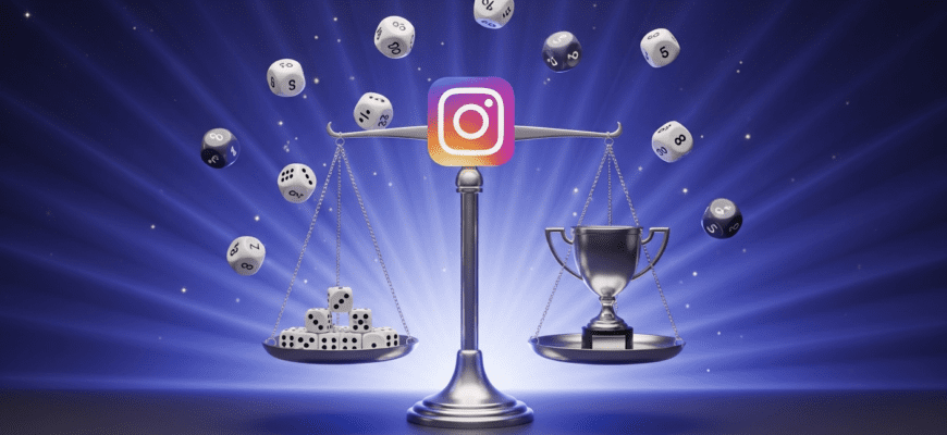 Провести розыгрыш в инстаграм: +50% охвата за неделю