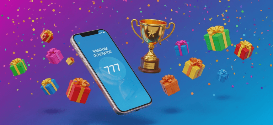 Генератор случайных чисел для розыгрыша в инстаграм - честно и быстро